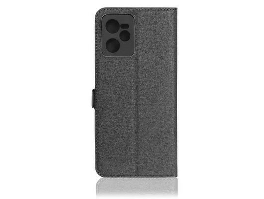 Чехол DF для Realme C35 rmFlip-32 (black)